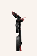 Gefalteter Trolley Blade IP 2 von Big Max, robustes Design, schwarzes Gehäuse, ideal für Reisen und Transport.