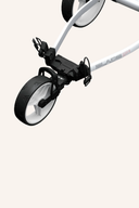 Großer Max Blade IP 2 Trolley mit vorderem Rad und Druckdesign, stabiler und leichter Transportwagen für Golfspieler