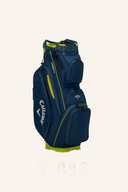 Callaway Org 14 Cartbag mit mehreren Fächern und stabilen Griffen, ideal für Golftaschen auf dem Golfcart.