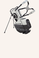 Leichtes Big Max Dri Lite Hybrid Plus Golfbag mit Standfunktion und Druckmuster, ideal für den Golfsport.