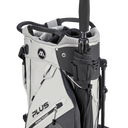 Golfbag Dri Lite Hybrid Plus von Big Max mit Regenschirmhalter, schwarzes Design, langlebiger wasserfester Stoff, strapazierfähig.