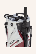 Großer Big Max Dri Lite Hybrid Plus Golfbag mit Regenschirmhalter und stylischem Print, wasserabweisend für Golfer.