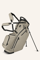 Leichtes Big Max Dri Lite Hybrid Prime Standbag mit mehreren Fächern und regendichtem Material, ideal für Golfer.