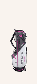 Großer, leichter Big Max Dri Lite Seven G Standbag mit seitlichem Print, wasserabweisendes Golfbag für den Einsatz auf dem Golfplatz.