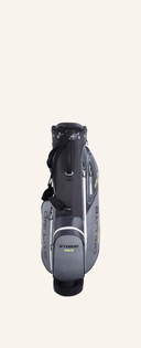 Großer, leichter Big Max Dri Lite Seven G Standbag mit vorderem Druck und robustem Design für Golfer.