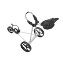 Weiße e-TI Elektrotrolley von Big Max mit modernem Design und komfortabler Handhabung, sichtbar im Renderbild.