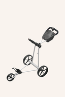 Weiße e-TI Elektrotrolley von Big Max mit kompaktem Design und klarem Renderbild, ideal für einfache Mobilität und Transport.