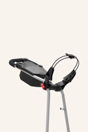 Weiße Big Max e-TI Elektrotrolley mit eleganter Oberfläche und stabiler Bauweise, ideal für den Transport.
