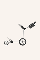 Weißer Big Max e-TI Elektrotrolley mit modernem Design und kompakter Bauweise, ideal für einfachen Transport und Komfort.