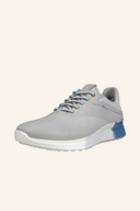 Ecco S-Three Golfschuhe aus Leder mit Schnürung und rutschfester Sohle, geeignet für Herren beim Golfspielen.