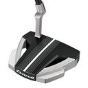 Evnroll V12 Half-Mallet Putter mit schwarzem Griff und Edelstahlkopf, ergonomisches Design für präzises Putten auf dem Grün