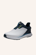 Fußjoy Pulse Boa Golfschuhe, schwarze Golfschuhe mit Boa-Verschluss und bequemer Sohle für optimalen Halt auf dem Golfplatz.