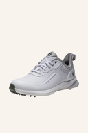 Footjoy Pro SL Golfschuhe in Weiß mit griffiger Sohle und schnürverschluss, perfekt für komfortables Golfspielen.