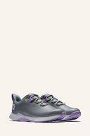 Fußjoy Prolite Golfschuhe für Damen, seitlicher Blick auf bequemen, leichten Golfschuh mit Schnürung und rutschfester Sohle.