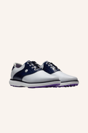 Footjoy Traditions Golfschuhe für Damen, spikeless, mit bequemer Sohle und modernem Design, ideal für den Golfplatz.