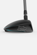 Wilson DynaPower Fairwayholz für Damen, modernes Fairwayholz mit schwarzer Schlägerkopf und grünem Griff, für präzise Schläge.