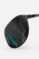 Wilson DynaPower Fairwayholz für Damen, modernes Fairwayholz mit schwarzem Schlägerkopf und Griff, ideal für präzise Abschläge.