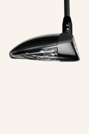 Callaway Paradym AI Smoke MAX Fairwayholz, modernes Holz mit schwarzer und grauer Lackierung, Bildaufnahme von vorne
