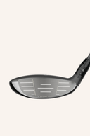 Callaway Paradym AI Smoke MAX Fairwayholz, modernes Holz mit schwarzem Schlägerkopf und Griff, seitliche Ansicht, für Golfer.