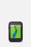 Garmin Approach G30 GPS- und Launch Monitor-Gerät mit großem Display und golfbezogenen Funktionen, liegt auf einem Tisch.
