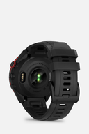 Schwarze Garmin Approach S70 GPS-Golfuhr mit 47mm Gehäuse und modernem Display, ideal für Golfliebhaber.