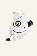 Footjoy StaSof Leder-Golfhandschuh, weißer Herren-Handschuh aus weichem Leder, für optimalen Griff beim Golf.