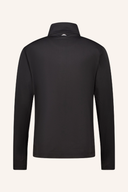 J. Lindeberg Tour Tech Midlayer, bequemer Midlayer mit technischem Design, ideal für Outdoor-Aktivitäten, in dunkler Farbe.