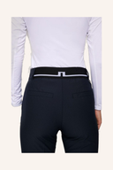 Lange J. Lindeberg Pinja Hose aus weichem Stoff, schwarze Farbe, bequemer Sitz, modisches Design für Damen