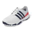 Adidas Tour360 Boa 2024 Golfschuhe, seitliche Ansicht, modernes Design, langlebiges Obermaterial, sportlich und bequem