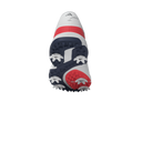 Adidas Tour360 Boa 2024 Golfschuhe, schwarze Sportschuhe mit Schnürung und dämpfender Sohle, seitliche Logo-Details sichtbar