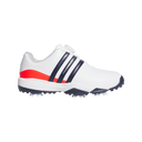 Adidas Tour360 Boa 2024 Golfschuhe, seitliche Ansicht mit transparentem Hintergrund, bequeme und stabile Golfschuh-Design.