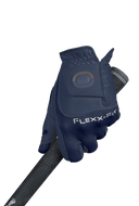 Golfhandschuh von Zoom im dunklen Marineblau, Hybrid-Design, mit Druckmuster, für besseren Griff beim Golfspielen