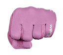 Golfhandschuhe von Zoom im Hybrid-Design mit Fäustlingsdruck in Pink, für verbesserten Griff und Komfort beim Golf.