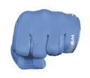 Zoom Hybrid Golfhandschuhe mit Fäustlingsdruck in Himmelblau, bequemer Handkomfort für Golfspieler.