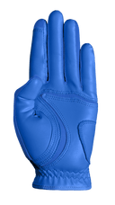 Zoom Hybrid Golfhandschuhe mit blauer Palmendruck, atmungsaktives Material für besseren Griff beim Golfspielen