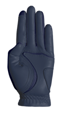 Golfhandschuh von Zoom, Hybrid-Modell, dunkelblau mit Palmendruck, flexible und langlebige Golfhandschuhe für optimalen Grip