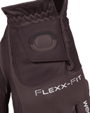 Golfhandschuh Hybrid von Zoom in braun mit Klettverschluss und Print, bequemes und hochwertiges Golf-Accessoire.