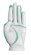 Golfhandschuhe von Zoom Hybrid mit Palm-Print, atmungsaktives Material, für optimalen Griff beim Golfspiel.