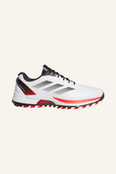 Adidas ADIZERO ZG Golfschuhe in Weiß mit schwarzem Logo, leichte und bequeme Golfschuhe für Damen und Herren