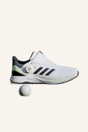 Adidas Solarmotion Boa 24 Spikeless Golfschuh, schwarze Golfschuhe mit bequemer Boa-Verschluss und rutschfester Sohle.