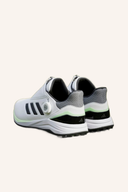 Adidas Solarmotion Boa 24 Spikeless Golfschuh, graue Golfschuhe mit Schnürverschluss und rutschfester Sohle für Herren.
