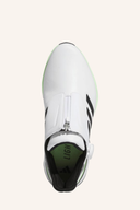 Adidas Solarmotion Boa 24 Spikeless Golfschuh, top-Ansicht, bequeme Golfschuhe mit schnürloser Boa-Verschluss.
