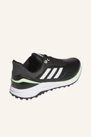 Adidas Solarmotion 24 Spikeless Golfschuh, Blick von hinten, seitlich und oben, bequeme Golfschuhe mit rutschfesten Sohle