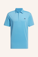 Adidas Ultimate365 Solid Polo-Shirt in neutral Farbe, Frontansicht, sportlich und bequem, perfekt für sportliche Aktivitäten.