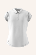 Adidas Performance Poloshirt mit kurzen Ärmeln, detailliertes Polomuster, seitlicher Reißverschluss, sportlich und bequem.