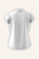 Adidas Performance Kurzarm-Polo, sportliches Poloshirt aus atmungsaktivem Material, mit typischem Adidas Logo, auf transparentem Hintergrund.