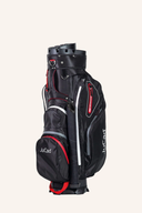 JuCad Manager Aquata Cartbag aus strapazierfähigem Material mit mehreren Fächern und stabilem Griff für Golfspieler.