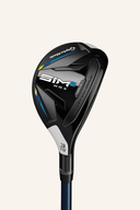 TaylorMade SIM2 Max Hybrid Golfschläger in schwarzer und blauer Farbgebung