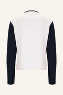 Weißes Jersey Knit Shirt von Jack Nicklaus, bequemes T-Shirt mit Rundhalsausschnitt und weicher Baumwollqualität.