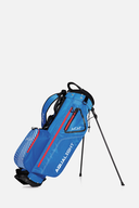 Jucad Aqualight Golftasche, Standbag in Blau und Rot, mit Tragegriffen und stabilem Stand, für Golfschläger.